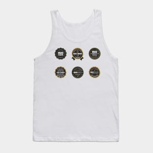 certified iso stamps 9001 14001 2200 Tank Top